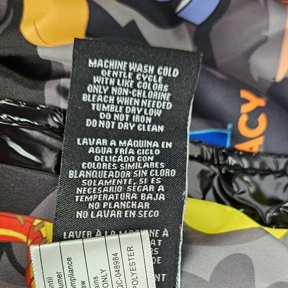 Members Only Space Jam Looney Tunes HiShine Black Puffer Jacket Large Lola Bunny - Picture 13 of 16